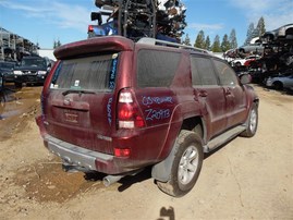 2005 TOYOTA 4RUNNER SPORT RED PEARL 4.7 AT 4WD XREAS Z20973